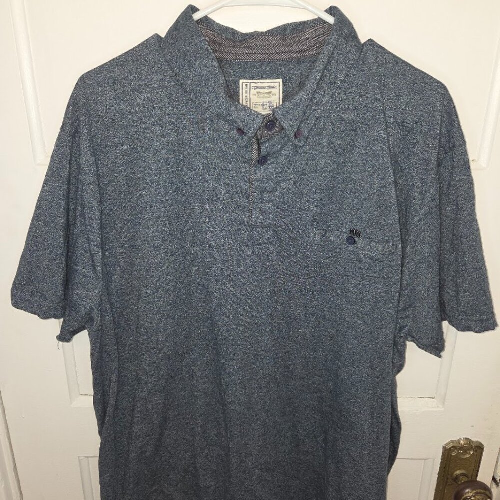 Genuine Goods Blue Shortleeve Polo Shirt - Men's Size 2x